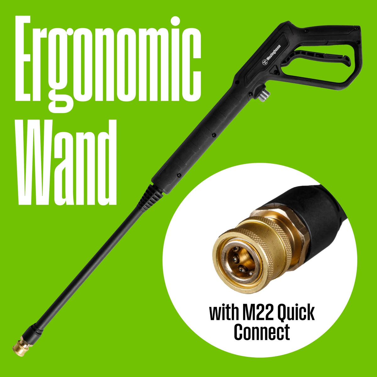 Westinghouse ePX3050 Electric Pressure Washer, 2100 Max PSI 1.76 Max GPM, with Foam Cannon and 2-Nozzle Set