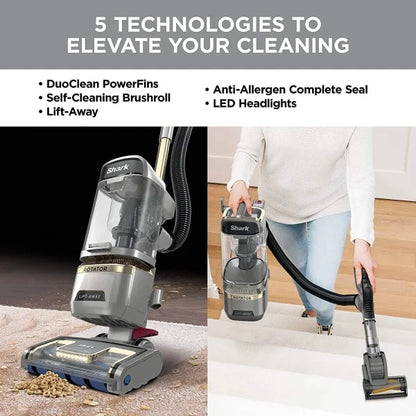 Shark LA502 Rotator Lift-Away ADV DuoClean Engage Upright Vacuum with Self-Cleaning Brushroll