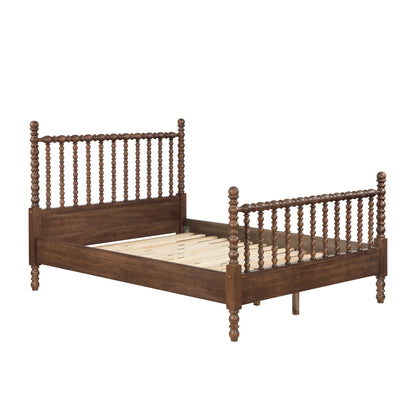 Pioneer Woman Harper Queen-Size Spindle Bed, Homestead Brown