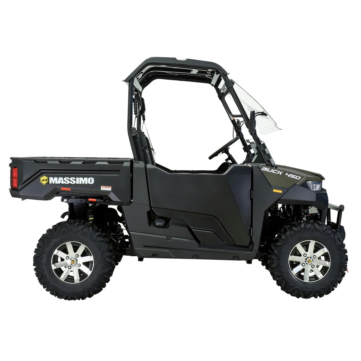 Massimo Buck 450 Side by Side UTV, EFI, 4 Stroke, 325cc, 25.5 HP, 4X4, 3000lb Winch - Red