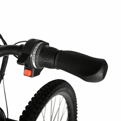 29" Hyper Bicycles 36V Class 2 Electric Mountain Bike for Adults, 350W E-Bike Motor, Black