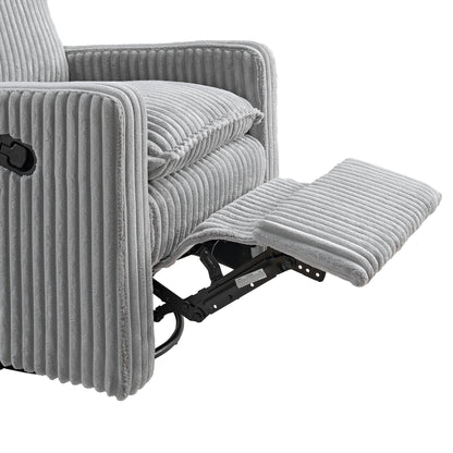 Soho Baby Coventry Glider Recliner Boucle White