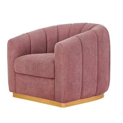Better Homes & Gardens Lillian Accent Swivel Chair, Cream Linen
