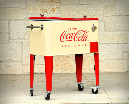 Leigh Country Licensed Coca-Cola Series CP 98111 Metal 60 Qt Outdoor Patio Cooler