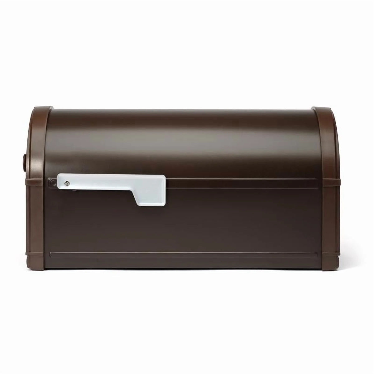 Architectural Mailboxes Bellevue Modern Galvanized Steel Post Mount Rubbed Bronze Mailbox