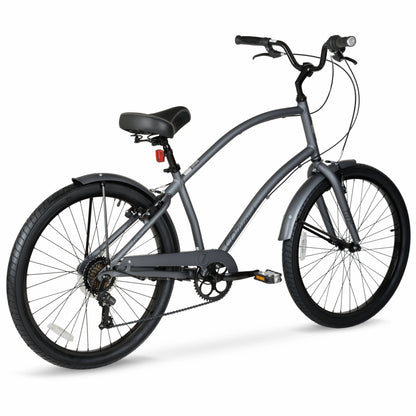 Hyper Bicycle Men's Cruiser 26" Commuter Bike, Gray