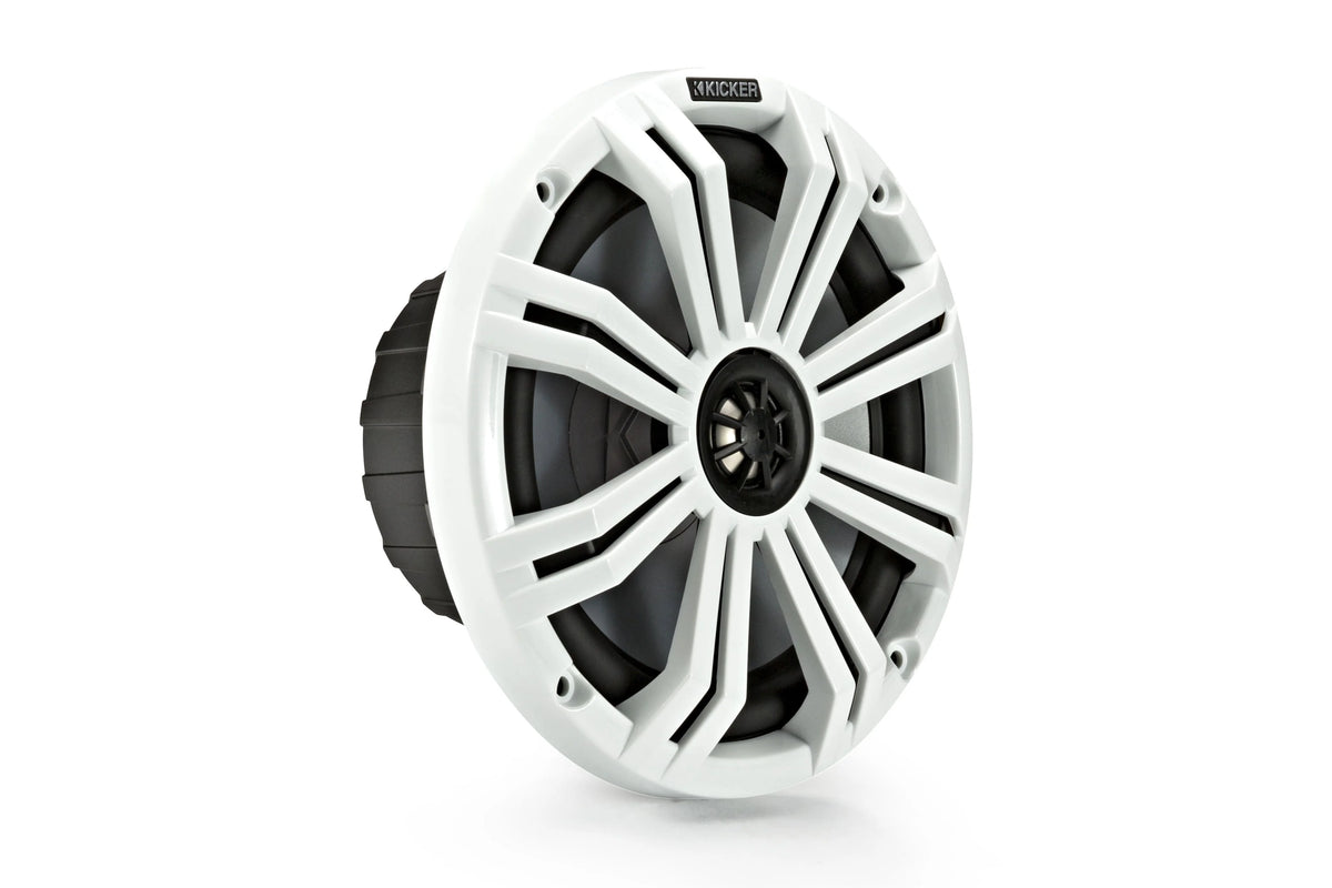 Kicker 8" White Marine LED Speakers - 1-Pair of OEM replacement speakers
