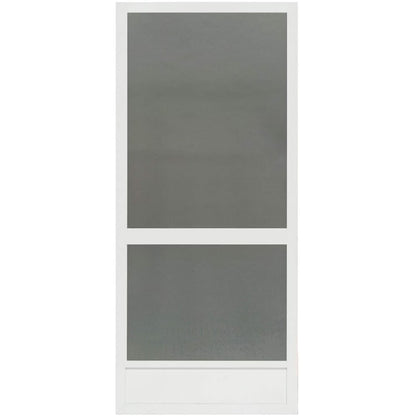 80 in. x 30 in. Canoe Creek White Aluminum Screen Door