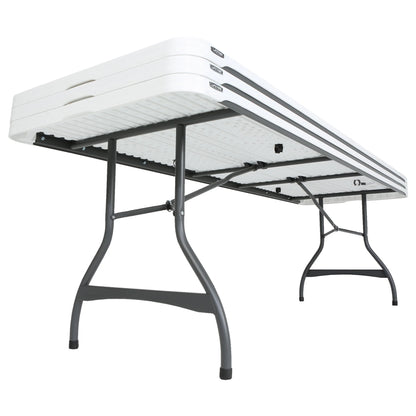 Lifetime 8 ft. Commercial Nesting Rectangle Folding Table for Indoor/Outdoor Use
