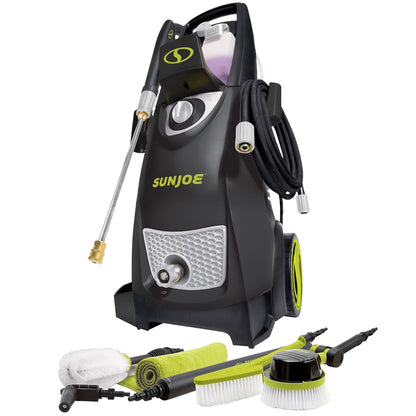 Sun Joe Electric Pressure Washer with Wheels and 3 Pack Pressure Washer Cleaner
