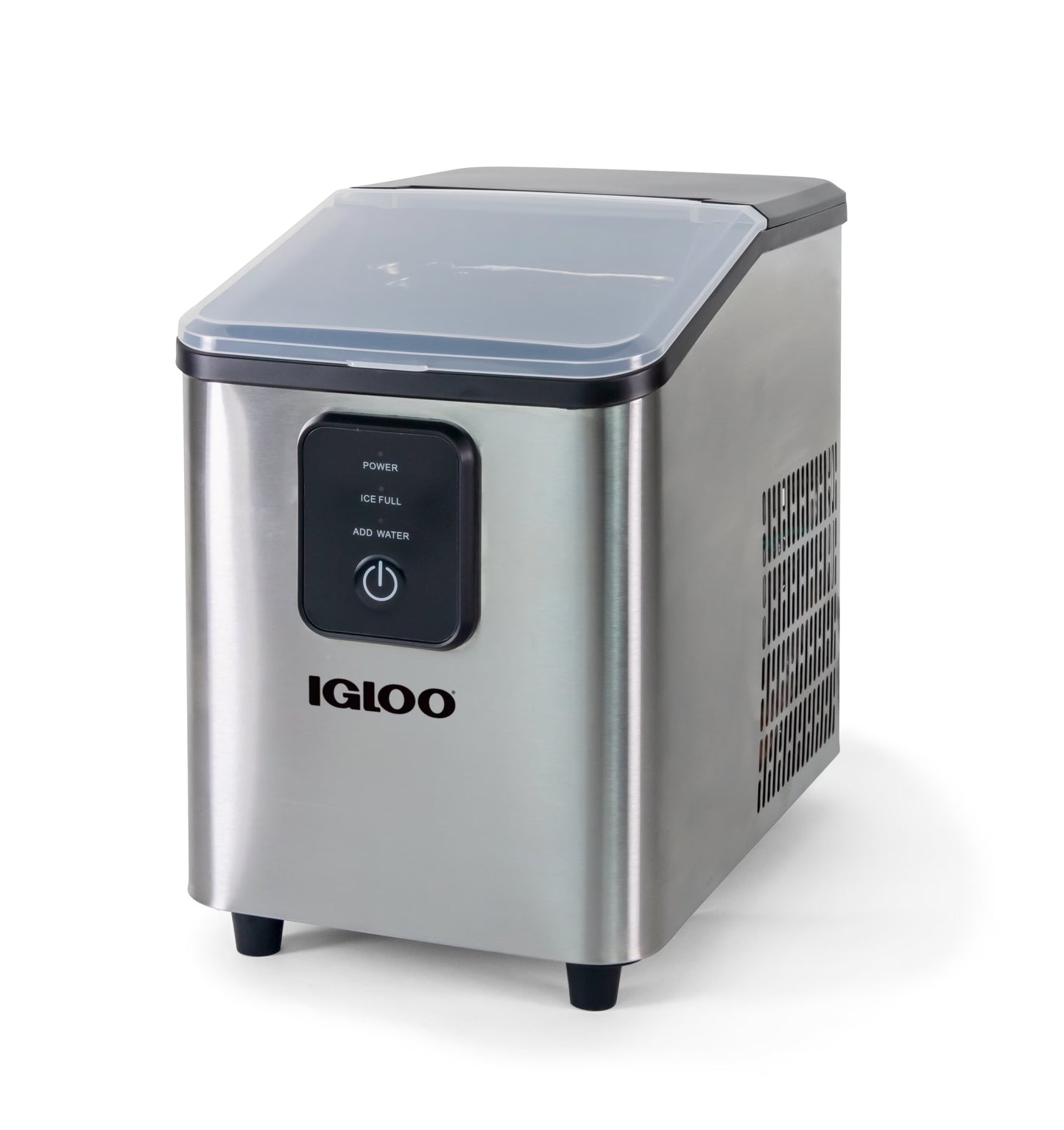 Igloo Self-Cleaning Countertop Ice Maker - Compact and Portable - Creates 26 lbs. Per Day, 8 Pieces Ready Every 7-8 Minutes - Includes Ice Scoop and Basket - Aqua