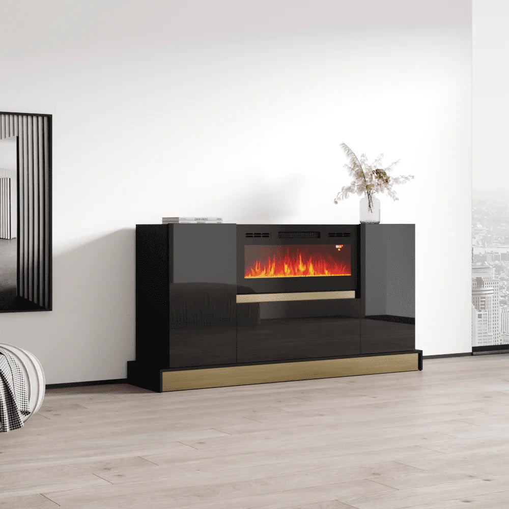 Mercado 01 BL-EF Fireplace Sideboard