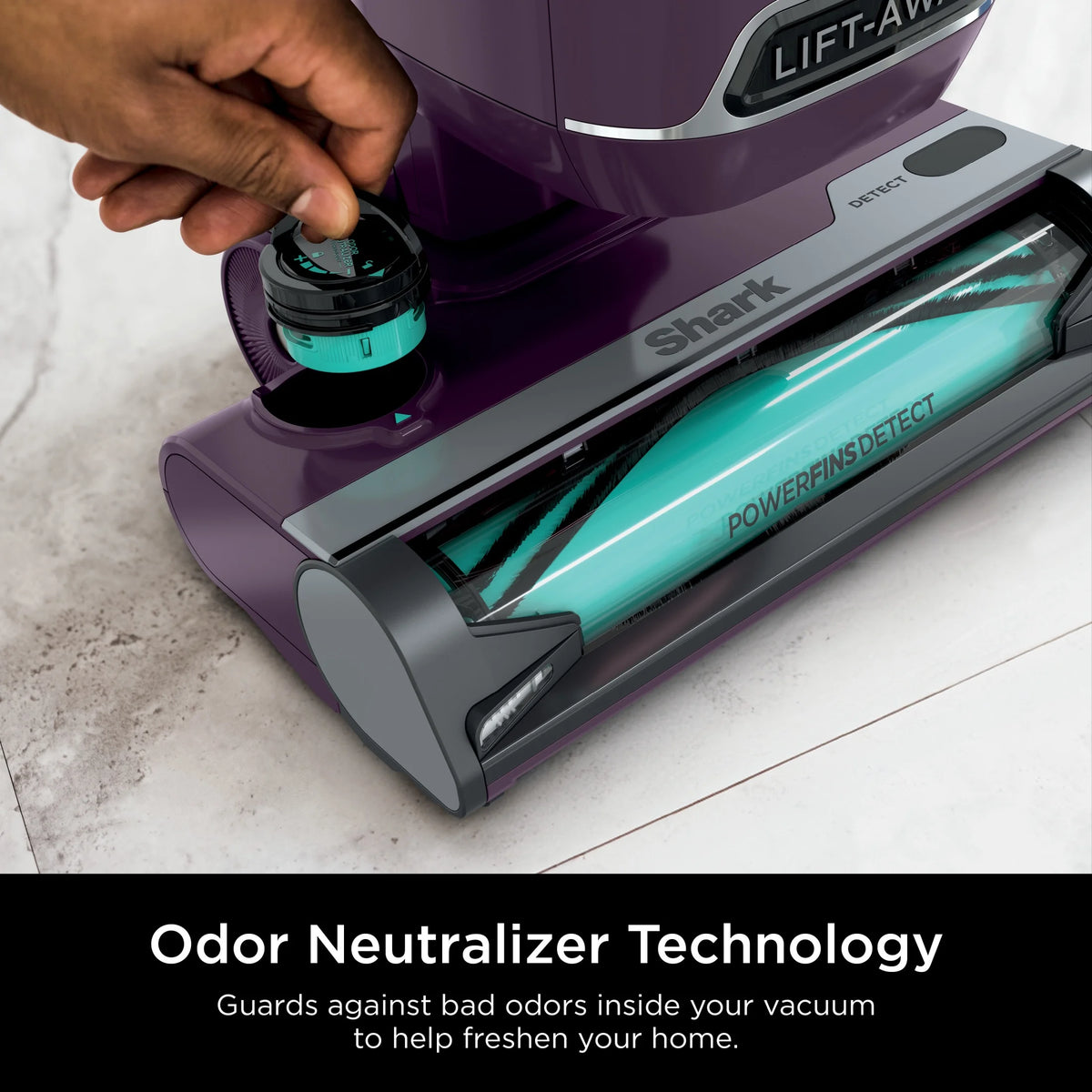 Shark Detect�?Lift-Away® ADV Corded Upright Vacuum with PowerFins Detect�? Self-Cleaning Brushroll, and Odor Neutralizer Technology, LA490