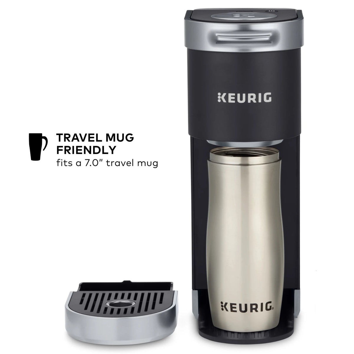 Keurig K-Mini Plus Single Serve K-Cup Pod Coffee Maker, Dusty Rose