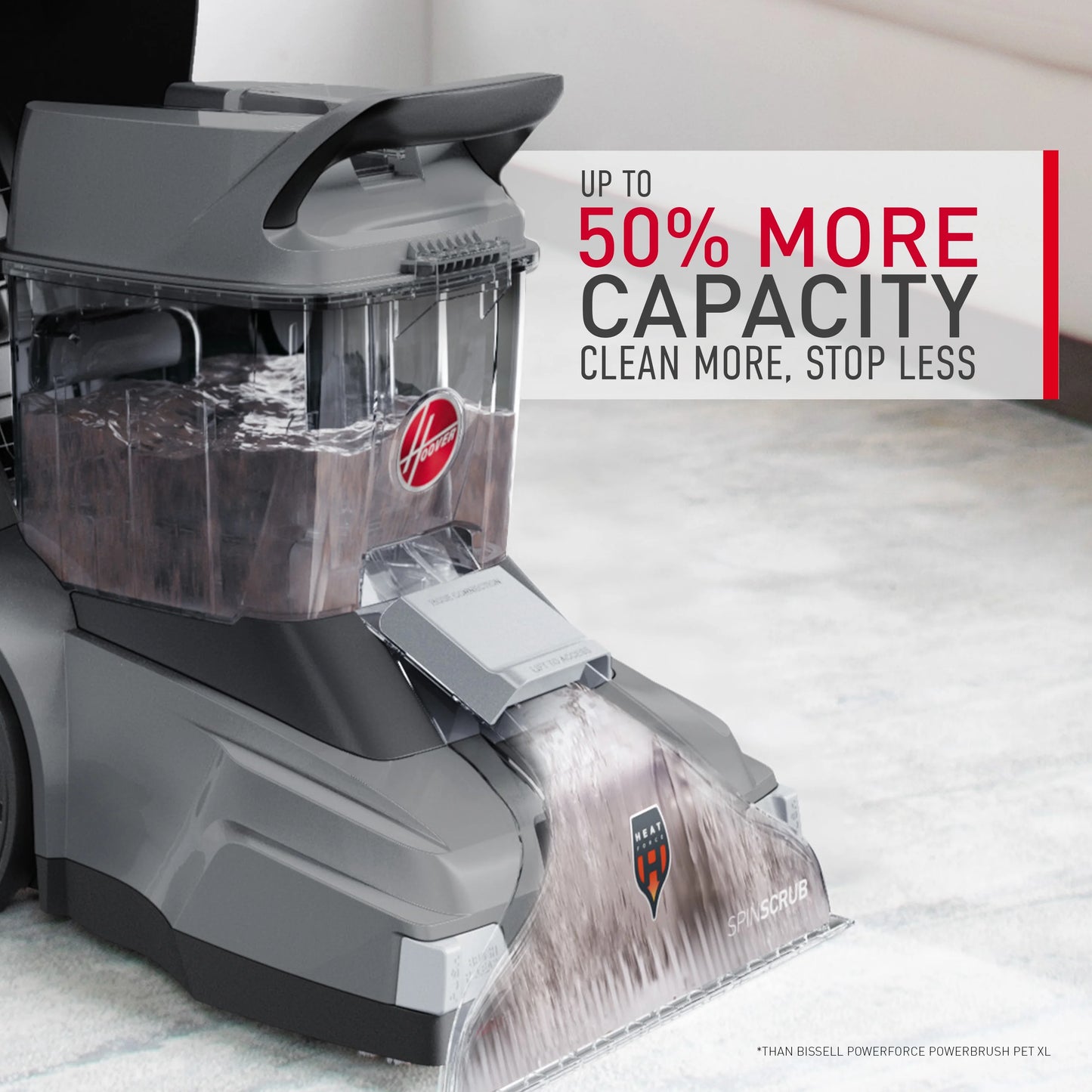 Hoover PowerScrub XL, Upright Carpet Cleaner Machine, Shampooer for Carpet, Rugs, & Upholstery, Fast Dry, Upholstery Tool Attachment,  FH68010