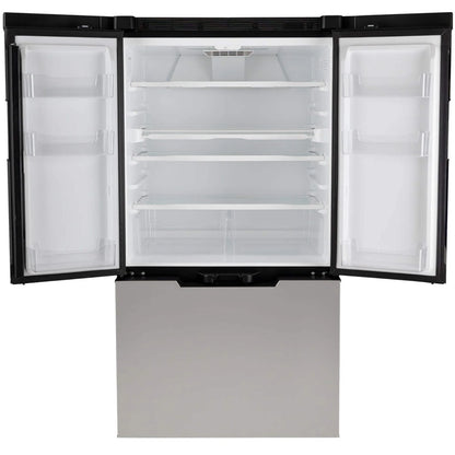 NORCOLD INC N20DCSS Polar Elite N20DC Stainless Steel DC Compressor RV Refrigerator with French Doors - 20 cu. ft.