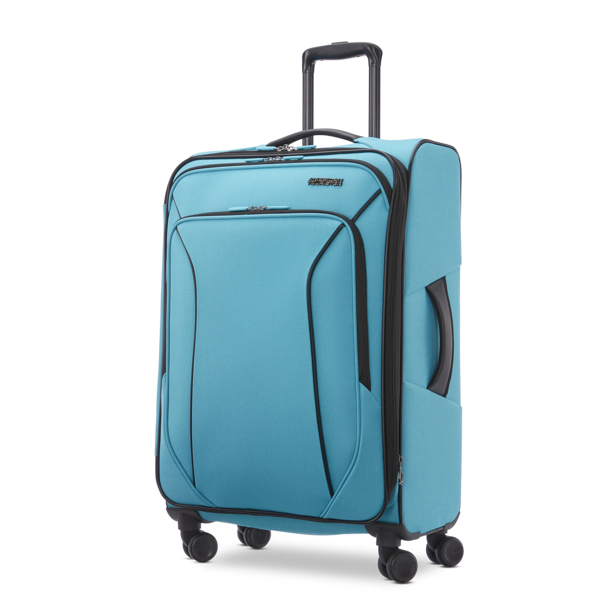 American Tourister X-Lite 3-Piece Luggage Set with Spinner Wheels - Light Grey