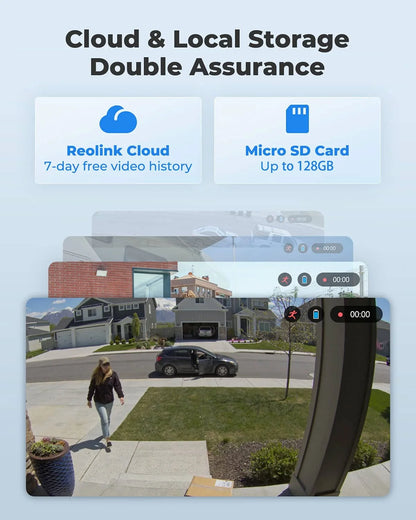 Reolink 4MP Solar/Battery Powered Outdoor Security 2.4/5GHz WiFi Camera, Smart Person/Vehicle Detection, Spotlight Activated by Motion, Support Google Assistant, Argus 3 Pro camera