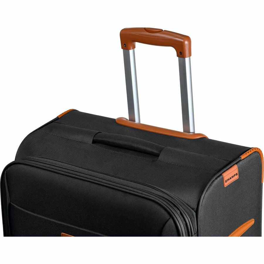 CHAMPS Classic Collection, 3-piece Softside Luggage set, Black