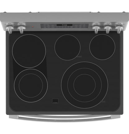 Ge Profile Pb965 30" 6.6 Cu. Ft. Free Standing Electric Double Oven Convection Range -