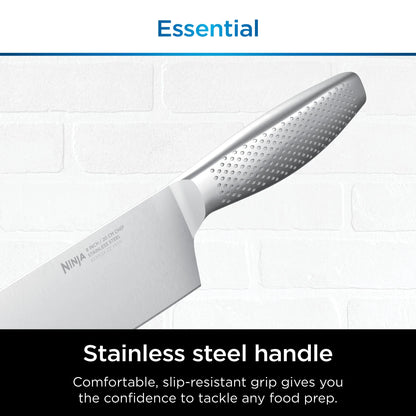 Ninja NeverDull Essential 12-Piece Stainless Steel Knife Set with Built-in Sharpener, K22012