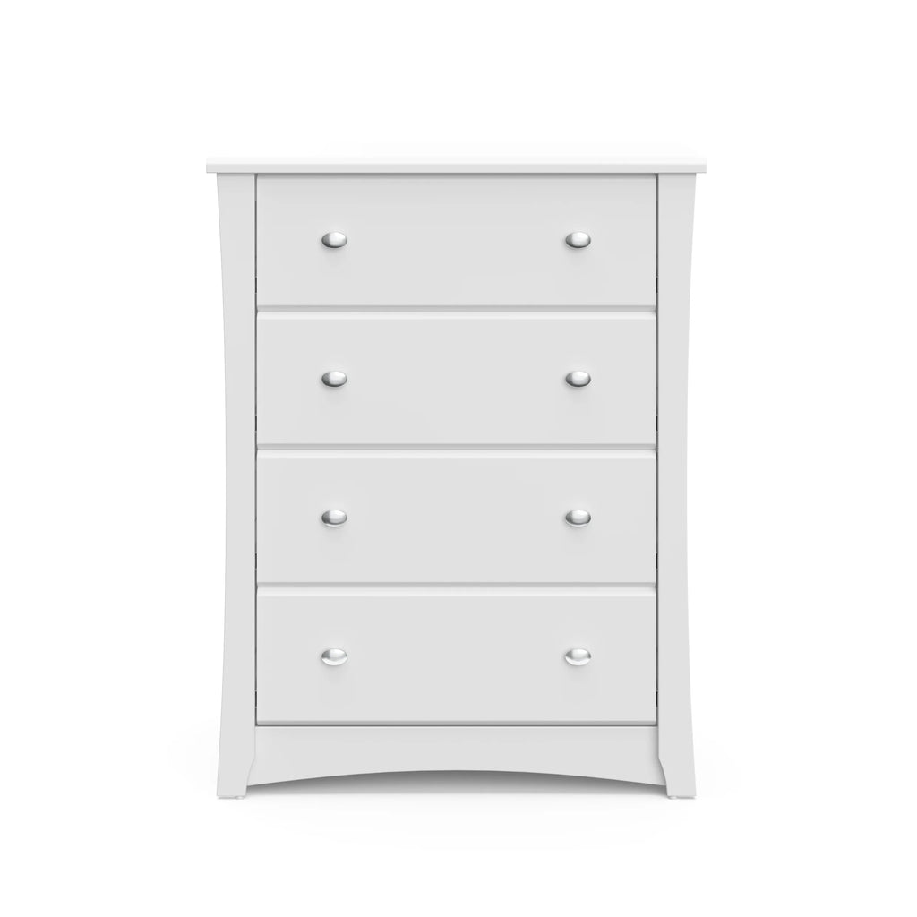 Storkcraft Crescent 4 Drawer Childrens Nursery Dresser, Espresso