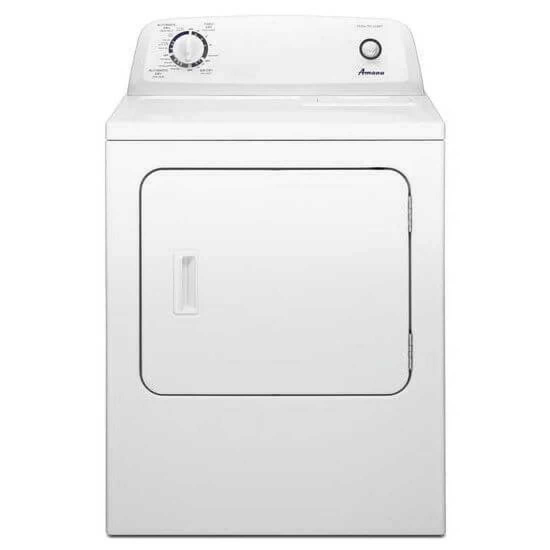 Amana 6.5 cu ft 240 mV White Electric Automatic Dryer