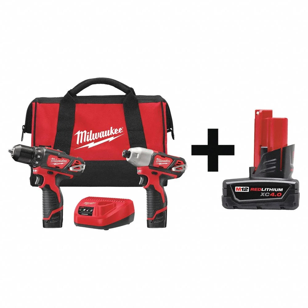Milwaukee 2494-22 Kit with Free M12 2.0Ah Compact Battery