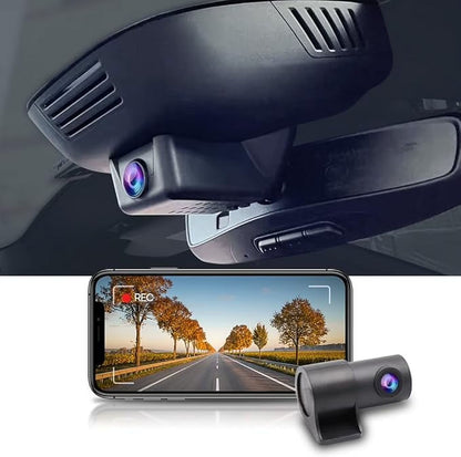 Fitcamx 4K Dash Cam Compatible with Polestar 2 2021 2022 2023 2024, Integrated OEM Style, Ultra HD 2160P Video, Built-in WiFi & APP, Plug & Play, 64GB Card