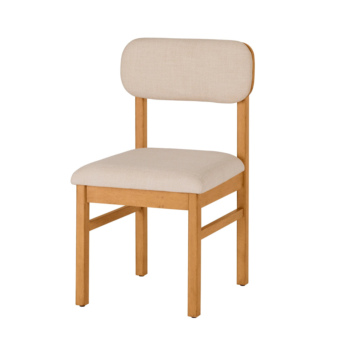 Better Homes & Gardens Juliet Dining Chairs 2 Pack, Light Honey Finish and Olive Green