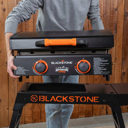 Blackstone Adventure Ready 2-Burner 22" Propane Omnivore Griddle with Stand and Adapter Hose