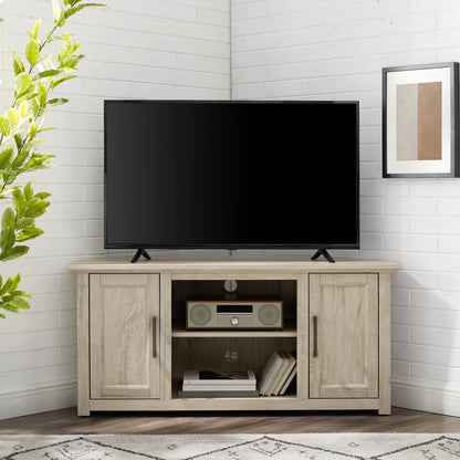 Crosley Furniture Camden 48" Corner Tv Stand Dark Walnut