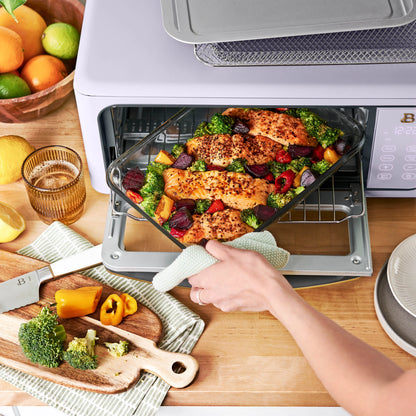 Beautiful Infrared Air Fryer Toaster Oven, 9-Slice, 1800 W, White Icing by Drew Barrymore