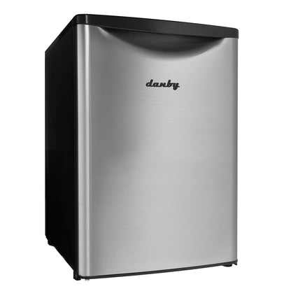 Danby 2.6 cu. ft. Compact Fridge in Stainless Steel (DAR026A2BSLDB)