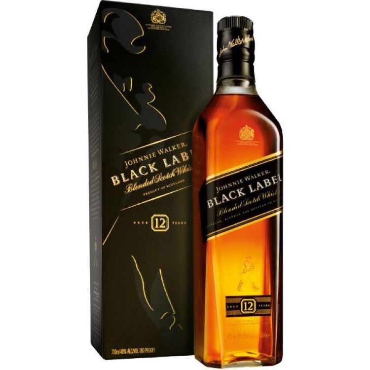 Johnnie Walker Black Label 12 Year Old Whiskey