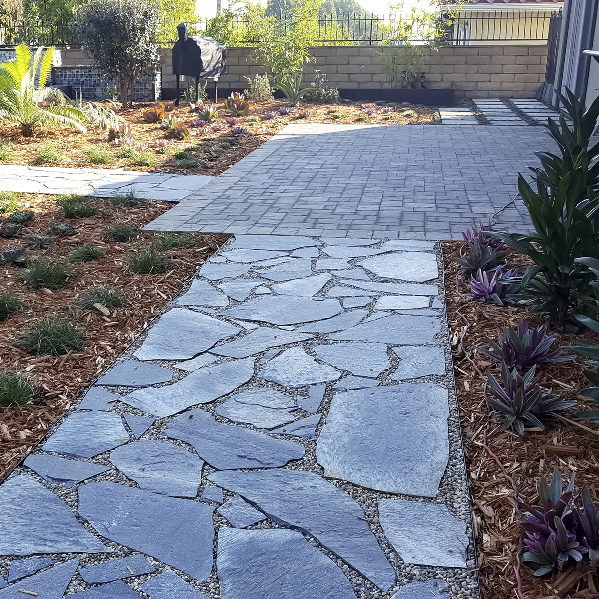 Flagstone Patio Pavers, Natural Stepping Stone, Driveway & Walkway Rock