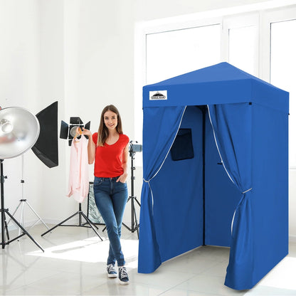 EAGLE PEAK Flex Ultra Compact 4 ft x 4 ft Pop-up Changing Room Canopy, Portable Privacy Cabana