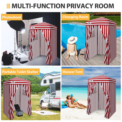EAGLE PEAK Flex Ultra Compact 4 ft x 4 ft Pop-up Changing Room Canopy, Portable Privacy Cabana
