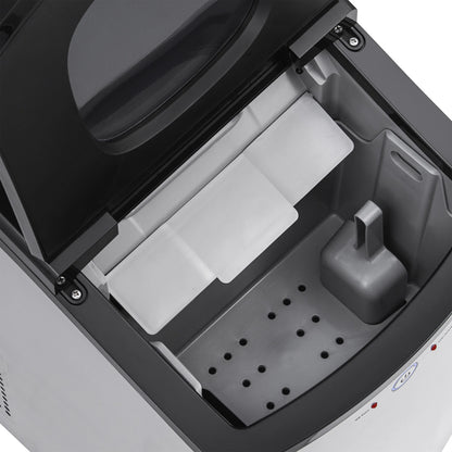 Newair 45lb. Nugget Countertop Ice Maker, Self-Cleaning, Silver