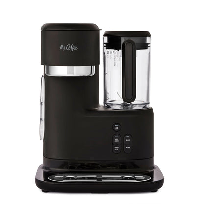 Mr. Coffee? Single-Serve Frappe?, Iced, and Hot Coffee Maker and Blender, Black with 2 To-Go Tumblers, Reusable Coffee Filter