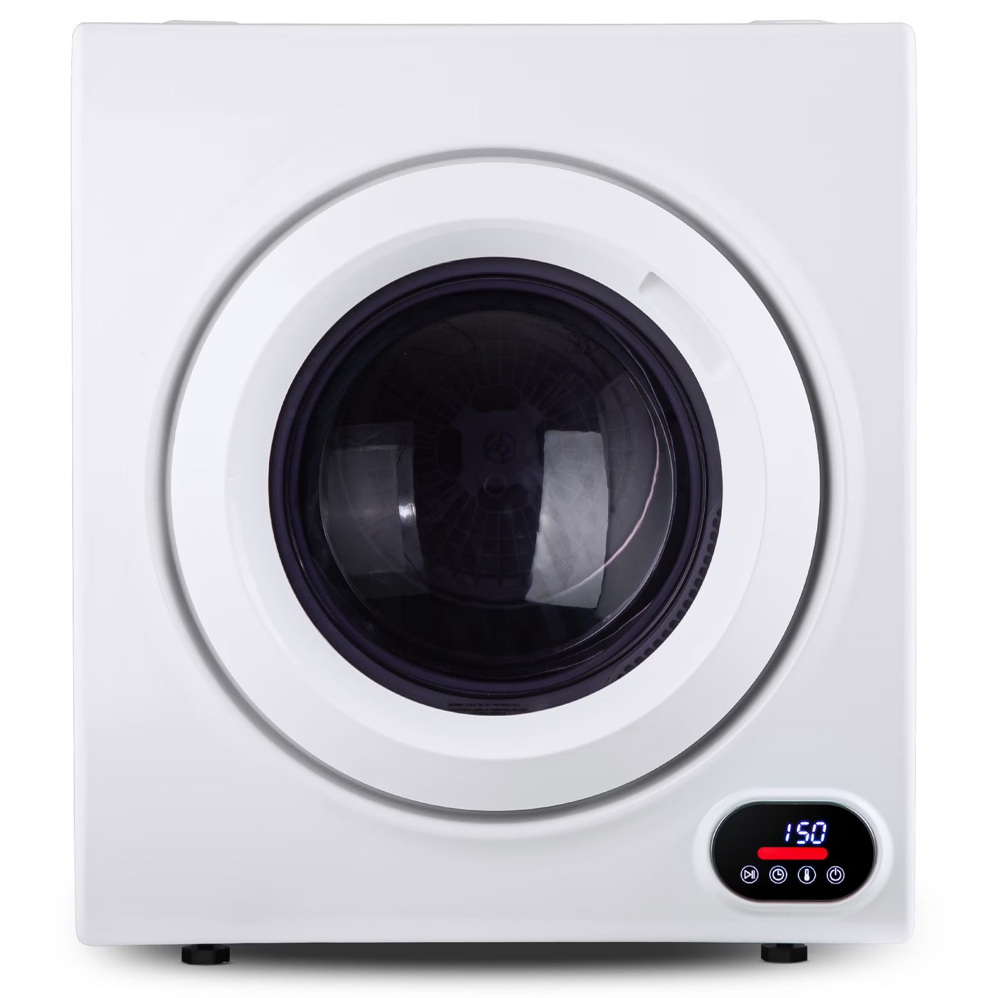 EUHOMY 1.8 Cu. ft. Compact Electric Dryer with LCD Touch Panel for Home, Apartment, Dorm