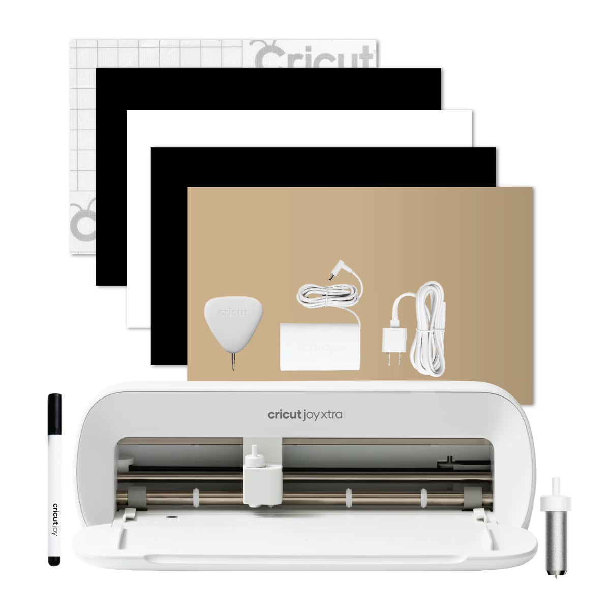 Cricut Joy Xtra Die-Cutting Machine Sticker Edition Bundle, White- New Walmart Exclusive