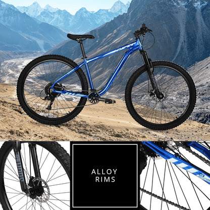 Bicycle Men's 29" Explorer Mountain Bike, Hard Tail, Blue