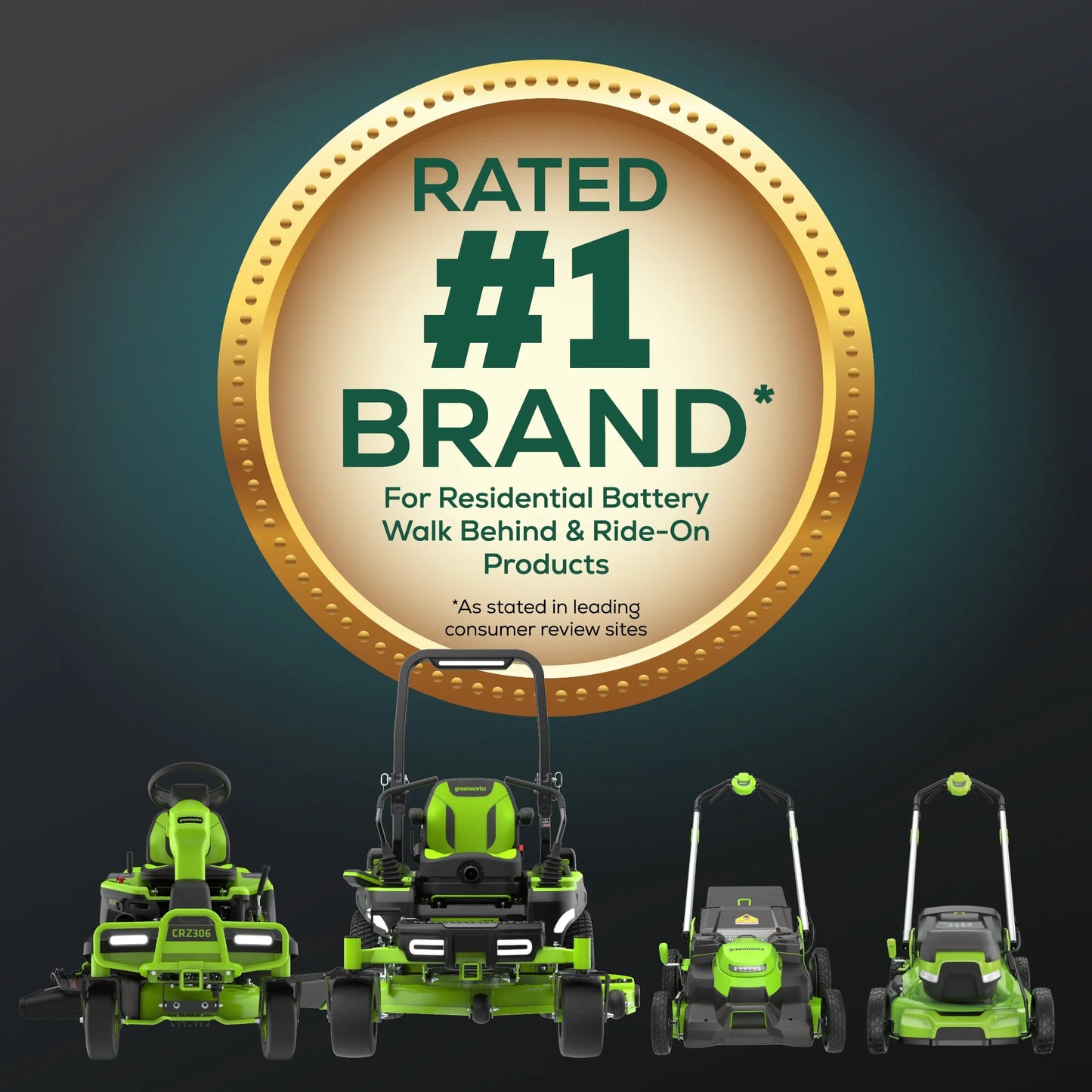Greenworks 60V 21" Self Propelled Lawn Mower with (1) 8.0 Ah Battery & Rapid Charger 2546402