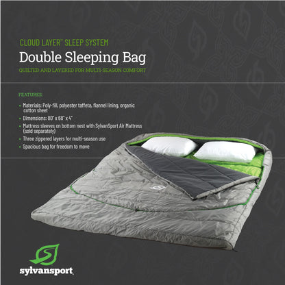 SylvanSport Cloud Layer Double Sleeping Bag