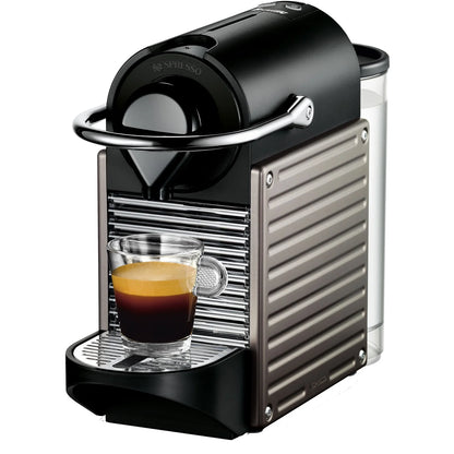 Breville New  Nespresso Essenza Mini Single-Serve Machine Aeroccino Milk Frothier, Black