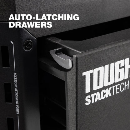 ToughBuilt StackTech 1 Drawer Toolbox, Heavy-Duty Stackable Tools Storage, 50 lb Capacity