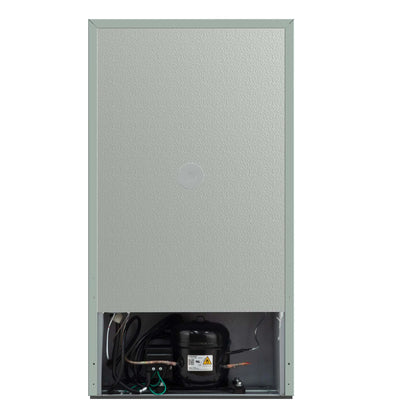 Frigidaire 3.1 cu. ft. retro compact fridge built-in side bottle opener W: 18.9" x L: 17.95" X H: 33.27" (Sage)