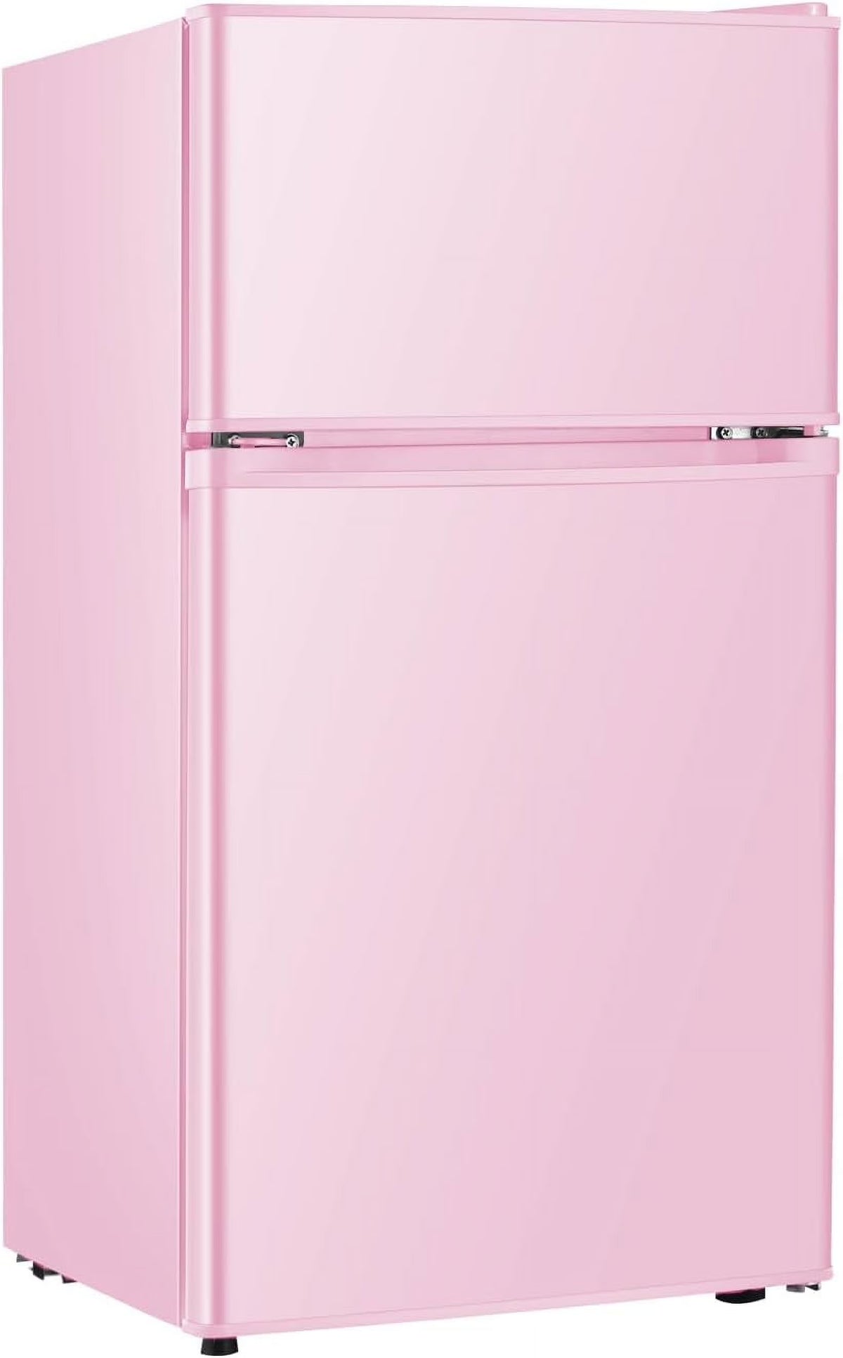 HUMSURE 3.2 Cu.Ft Pink Mini Fridge With Freezer, Compact Dorm Refrigerator, 2 Doors for Bedroom, Office, Kitchen, Apartment