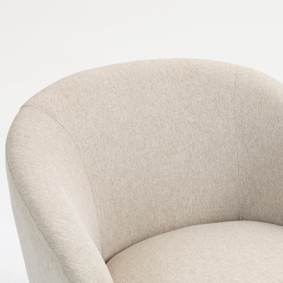 Mainstays Curved Textured Accent Chair, Beige